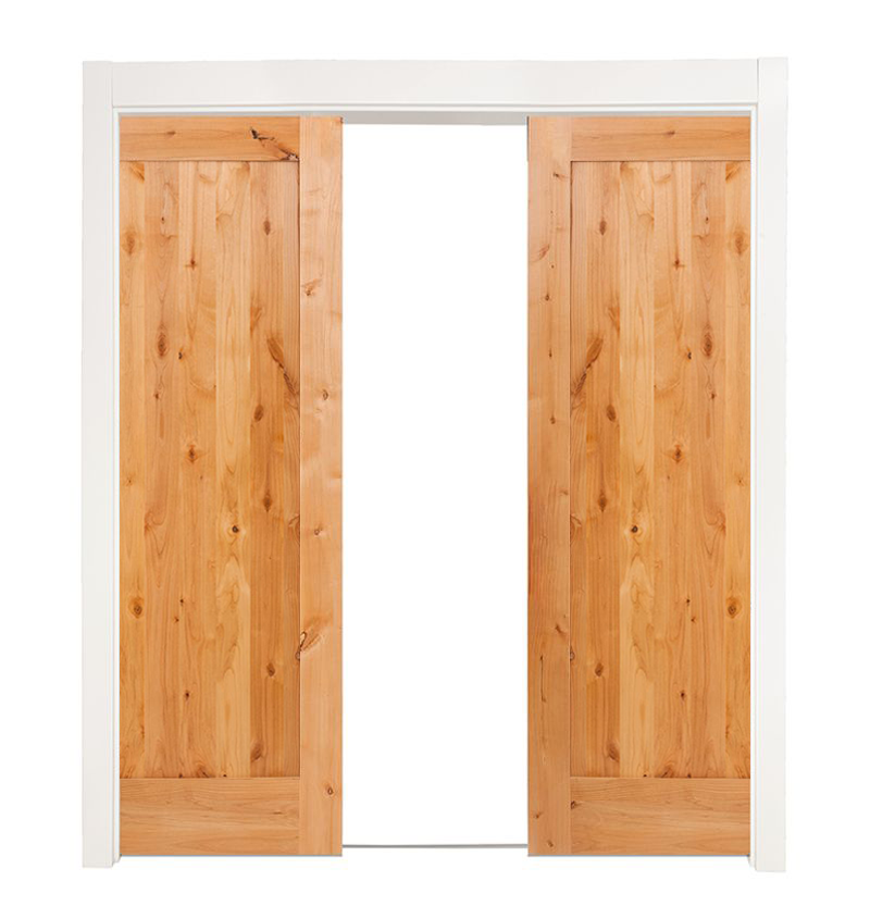 Bayside Converging Pocket Doors Rustica